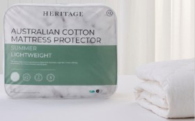 Heritage-Australian-Cotton-Quilted-Mattress-Protector on sale