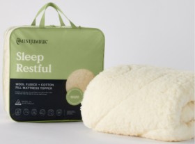 Minijumbuk-Sleep-Restful-Wool-Mattress-Topper on sale