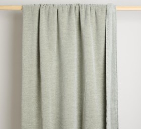 Heritage-Chenille-Sherpa-Blanket-Grey on sale