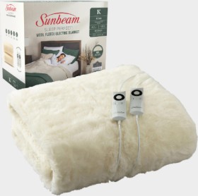Sunbeam-SleepPerfect-Wool-Fleece-Electric-Blanket on sale