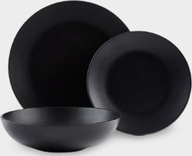 Salt-Pepper-Riley-12pc-Dinner-Set-Black on sale