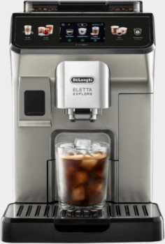 DeLonghi-Eletta-Explore-Connect-Automatic-Coffee-Machine-BlackTitanium on sale