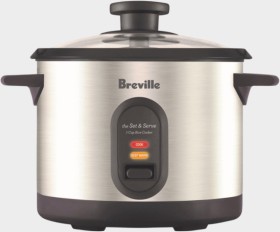 Breville-The-Set-Serve-Rice-Cooker-Brushed-Stainless-Steel on sale