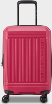 Delsey-Lutece-SE-55cm-Trolley-Suitcase-Red on sale