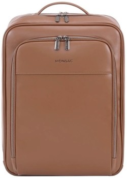 Monsac-Atmosphere-44cm-Vegan-Leather-Backpack-Brown on sale