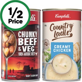 Campbell%26rsquo%3Bs+Chunky+or+Country+Ladle+Soup+495-505g