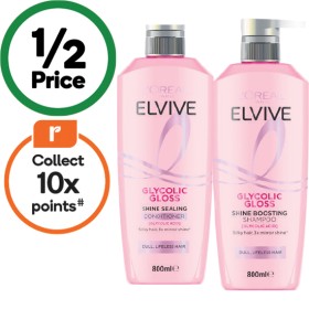 LOral-Elvive-Glycolic-Gloss-Shampoo-or-Conditioner-800ml on sale