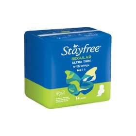 Stayfree+Ultra+Thin+Regular+Pads+with+Wings+Pk+14
