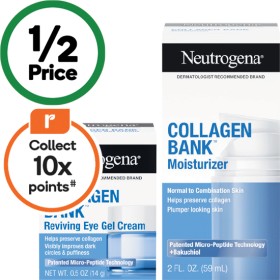 Neutrogena+Collagen+Bank+Daily+Moisturiser+59ml+or+Reviving+Eye+Gel+Cream+14g