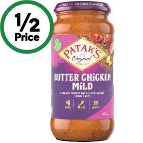 Pataks-Simmer-Sauce-450g on sale