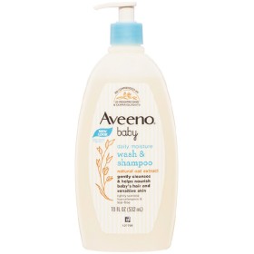 Aveeno+Baby+Daily+Moisture+Sensitive+Wash+%26amp%3B+Shampoo+or+Daily+Moisture+Fragrance+Free+Baby+Lotion+532ml