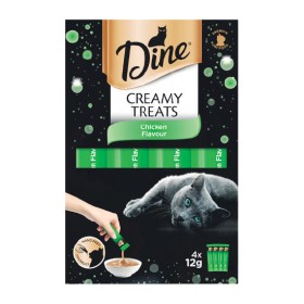 Dine+Creamy+Treats+Cat+Treats+Pk+4+x+12g