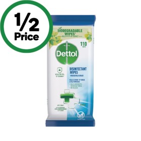 Dettol+Disinfectant+Wipes+Pk+110