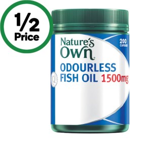 Nature%26rsquo%3Bs+Own+Odourless+Fish+Oil+1500mg+Capsules+Pk+200%26dagger%3B