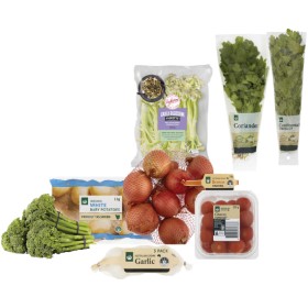 Washed+White+Baby+Potatoes+1+kg+Pack%2C+Cauli+Blossom+250g+Pack%2C+Cherry+Tomatoes+250g+Pack%2C+Continental+Parsley+Bunch%2C+Brown+Onions+1+kg+Pack%2C+Broccolini%26reg%3B+Bunch%2C+Coriander+Bunch+%26amp%3B+Garlic+Pk+3