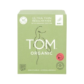 TOM+Organic+Regular+Ultra+Thin+Pads+Pk+10