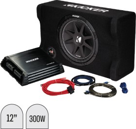 Kicker-12-Downfiring-Subwoofer-Plus-Amplifier-Wiring-Kit on sale