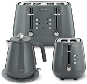 De%26%23039%3BLonghi+Eclettica+2+Slice+or+4+Slice+Toaster+or+Eclettica+1.7L+Kettle+-+Graceful+Grey
