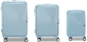 American+Tourister+Curio+Book+Open+55cm%2C+68cm+or+75cm+Expandable+Suitcase+-+Summit+Blue