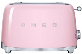 Smeg-50s-Style-2-Slice-Toaster-Pastel-Pink on sale