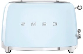 Smeg+50%26%23039%3Bs+Style+2+Slice+Toaster+-+Pastel+Blue