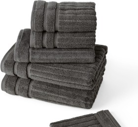 Vue-Essential-Ribbed-6pk-Bath-Towel-Set on sale