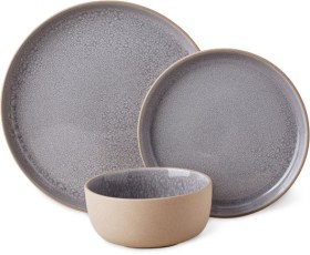 Australian-House-Garden-Elements-Dinner-Set-Grey-12pc on sale