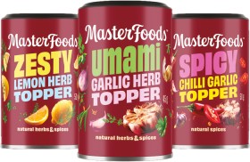 NEW+MasterFoods+Topper+Seasoning+45-50g+Selected+Varieties