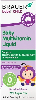 Brauer-Baby-Child-Baby-Multivitamin-Liquid-45mL on sale