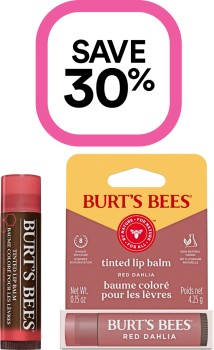 Save-30-on-Burts-Bees-Lipcare-Range on sale