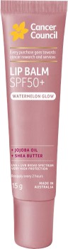 Cancer-Council-Lip-Balm-SPF50-Watermelon-Glow-15g on sale