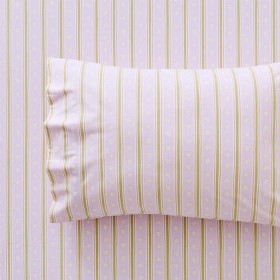 Daisy-Stripe-Flannelette-Sheet-Set on sale