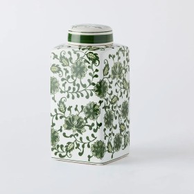 Square-Ginger-Jar-Green on sale