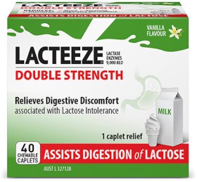 Lacteeze-Double-Strength-40-Chewable-Caplets on sale