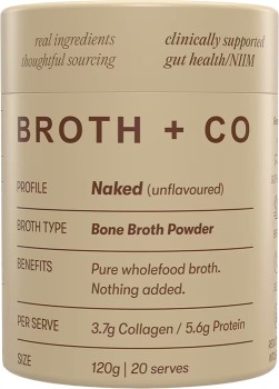 Broth-Co-Bone-Broth-Powder-Naked-120g on sale