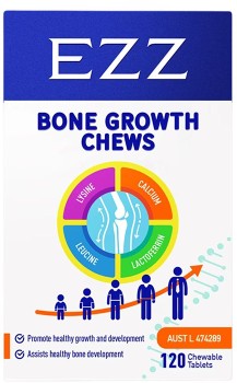 EZZ-Bone-Growth-Chews-120-Chewable-Tablets on sale