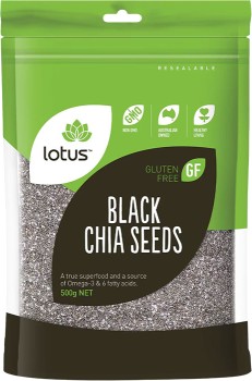 Lotus-Black-Chia-Seeds-500g on sale
