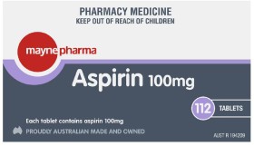 Mayne-Pharma-Aspirin-100mg-112-Tablets on sale