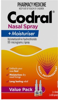 Codral-Nasal-Spray-Moisturiser-2X10ml on sale