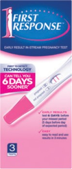 First-Response-Instream-Pregnancy-Test-3-Pack on sale