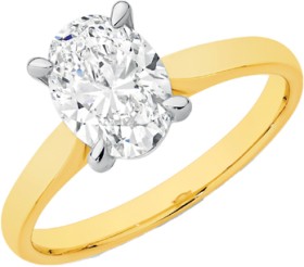 Alora-14ct-Gold-Lab-Grown-Diamond-Oval-Solitaire-Ring on sale