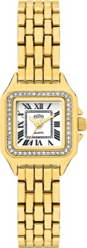 Elite-Ladies-Taylor-Crystal-Square-Watch on sale