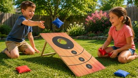 Backyard-Blitz-Wooden-Cornhole-Toss-Game on sale