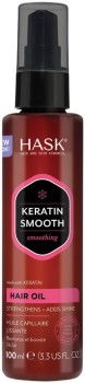 HASK+Keratin+Smooth+Smoothing+Hair+Oil+100mL