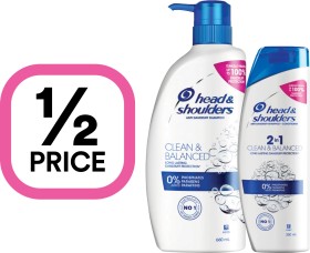 12-Price-on-Head-Shoulders-Shampoo-Conditioner-Ranges on sale