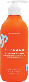 NEW-Straand-The-Crown-Cleanse-Concentrated-Anti-Dandruff-Prebiotic-Shampoo-350mL on sale