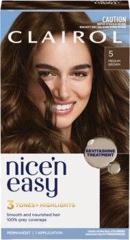 Clairol-Nice-N-Easy-5-Natural-Medium-Brown-Permanent-Hair-Colour-1-Pack on sale