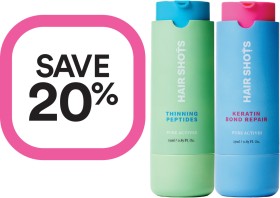 Save-20-on-Selected-Hair-Shots-Products on sale