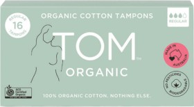 Tom+Organic+Regular+Tampons+16+Pack