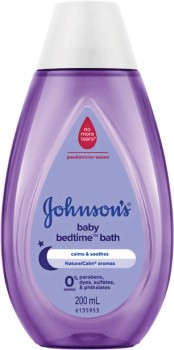 Johnsons-Baby-Bedtime-Bath-200mL on sale